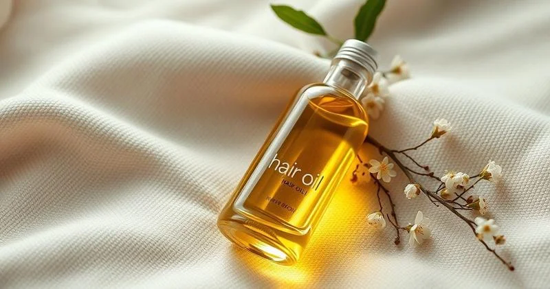 Oleo vegetal para cabelo