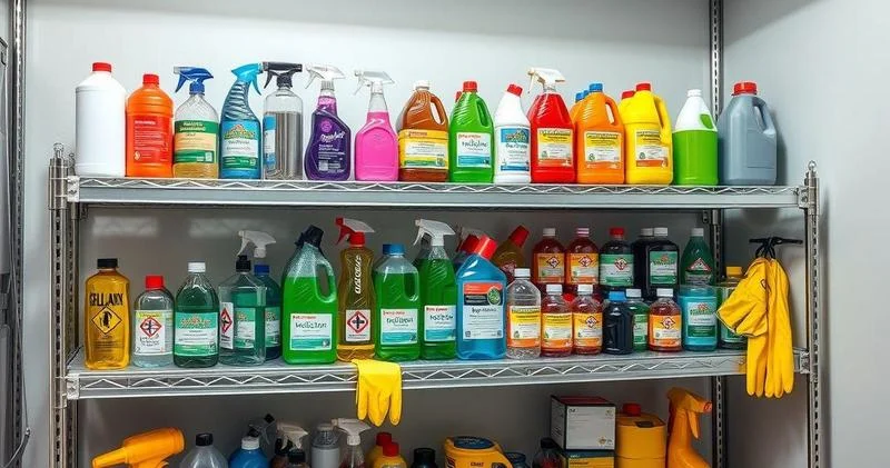 Produtos químicos para limpeza
